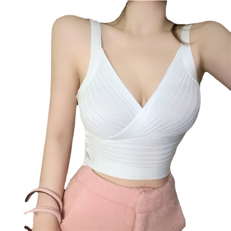 Áo 2 Dây Dáng Ngắn Croptop Len Cao Cấp Quảng Châu Nhập Khẩu Áo Sát Nách Phong Cách Sang Chảnh Trẻ Trung LIZ-A337.1 | BigBuy360 - bigbuy360.vn