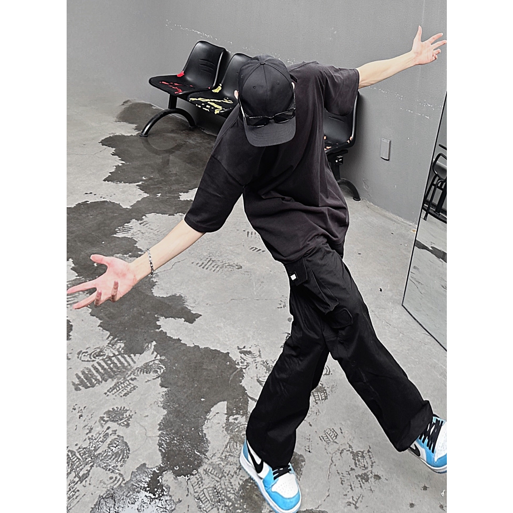 Áo thun form rộng SIGNATURE BOIZ basic unisex tay lỡ dành cho nam nữ