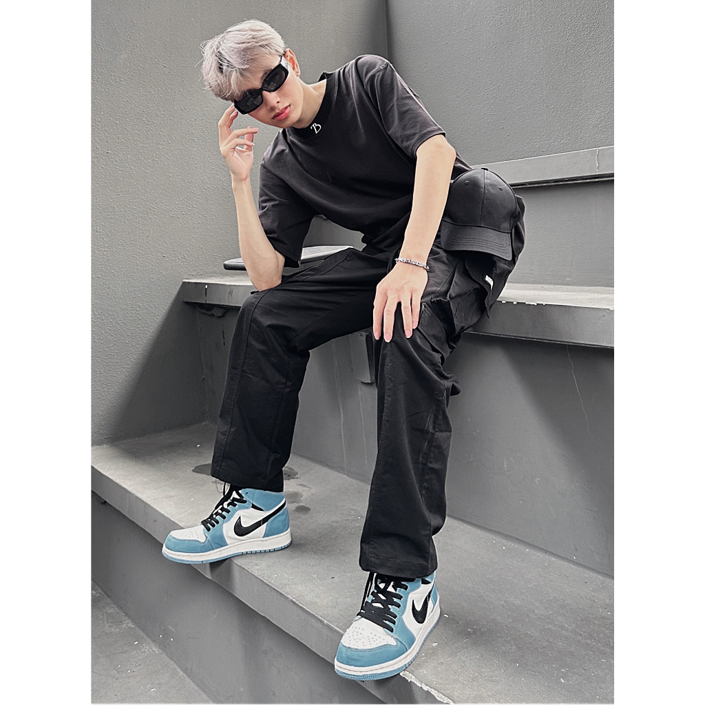 Áo thun form rộng SIGNATURE BOIZ basic unisex tay lỡ dành cho nam nữ