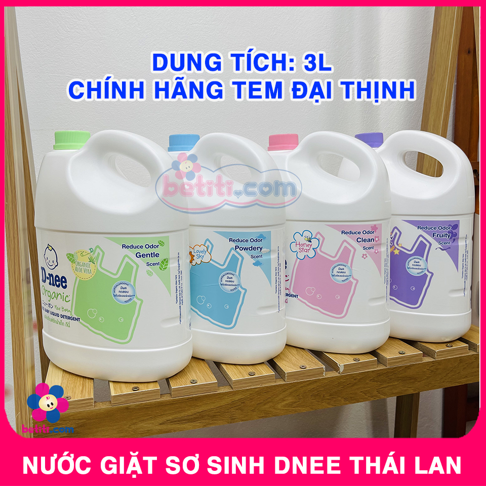 DNEE - Nước Giặt Xả Quần Áo Cho Trẻ Em Dnee Thái Lan 3000ml Tem Công ty Đại Thịnh