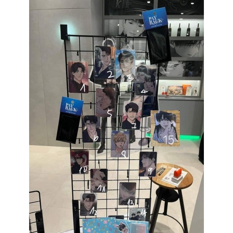 Card bo góc của các truyện manhwa hàng chính hãng