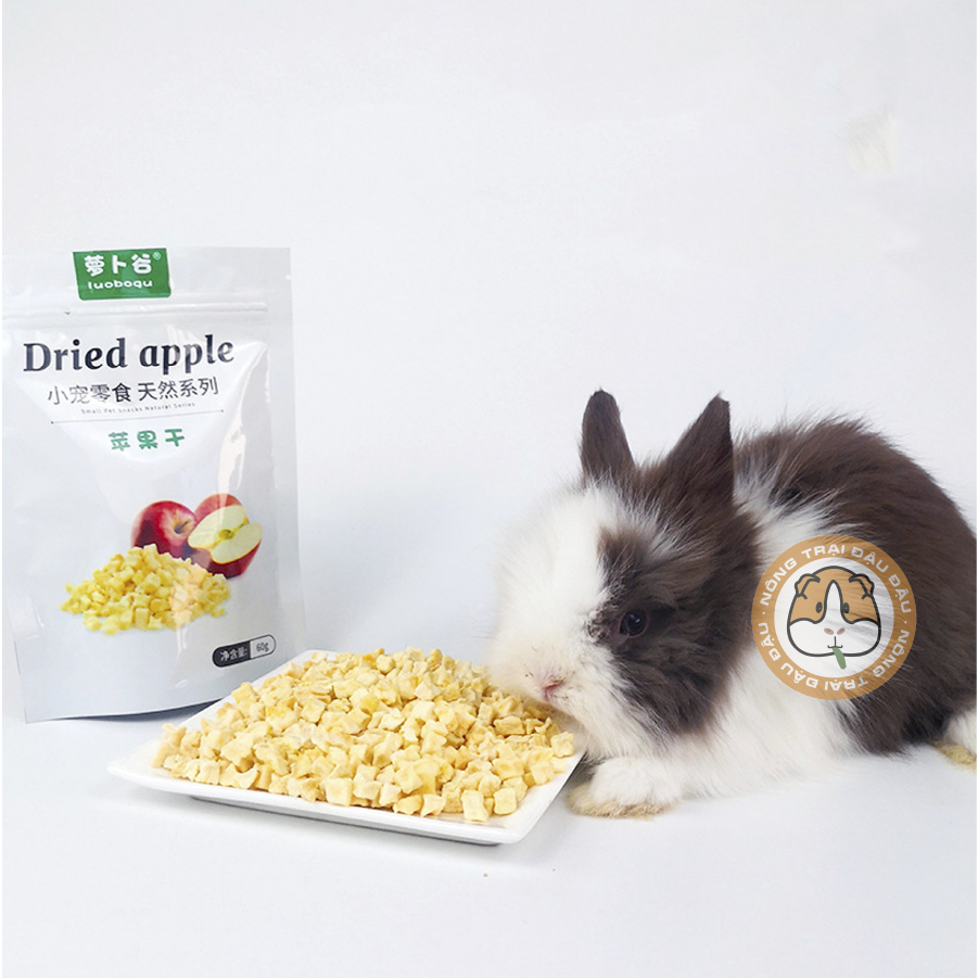 Táo Sấy Cho Thỏ, Bọ Ú, Hamster Giàu Vitamin 60g