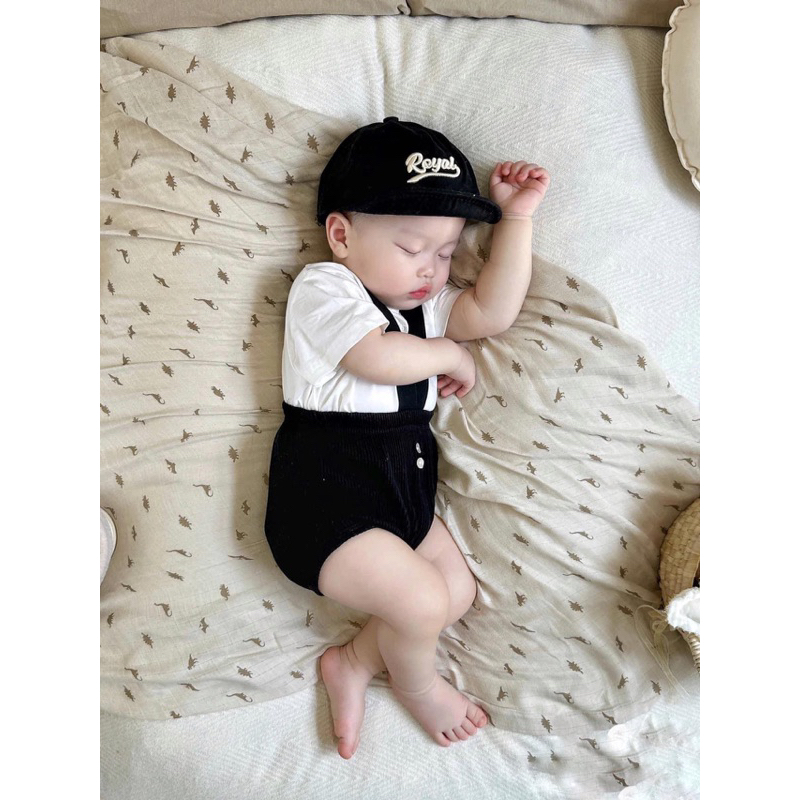 Quần Yếm Tăm Đùi Có Dây Chéo Cho Bé Y06