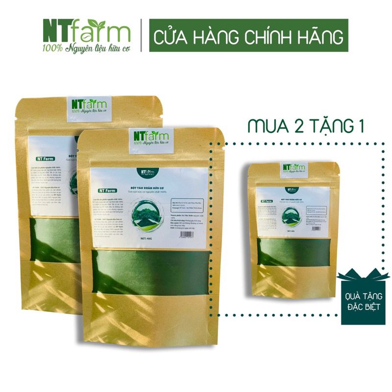 Bột Tảo Xoắn NTFARM nguyên chất