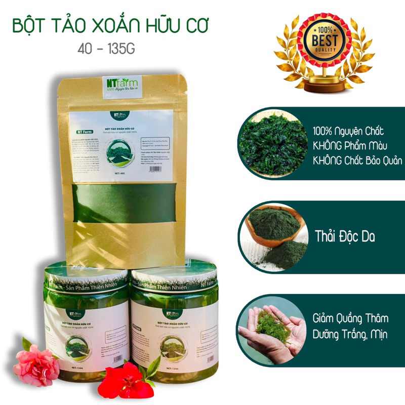 Bột Tảo Xoắn NTFARM nguyên chất