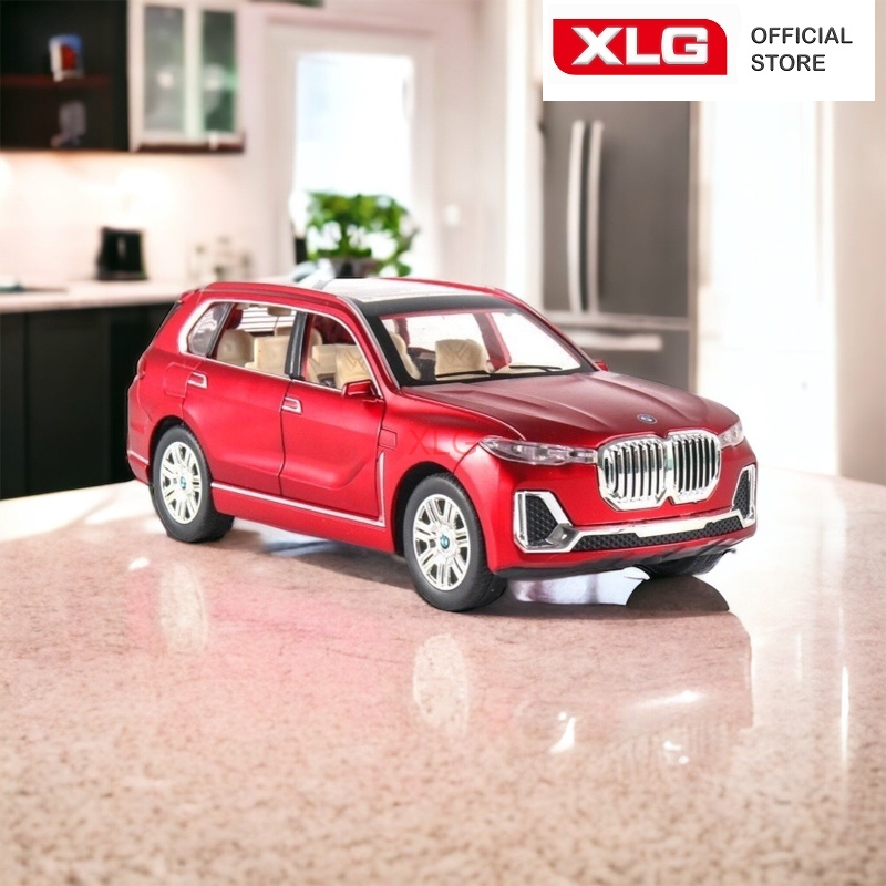 Mô hình xe ô tô BMW X7 tỷ lệ 1:24 XLG bằng hợp kim cao cấp