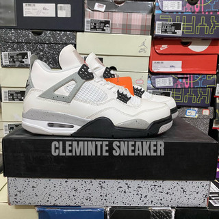Giày Air Jordan 4 Retro White Cement