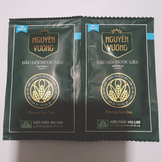{Mới} Dầu gội dược liệu Nguyên Vương(gói) dành cho Nam giới