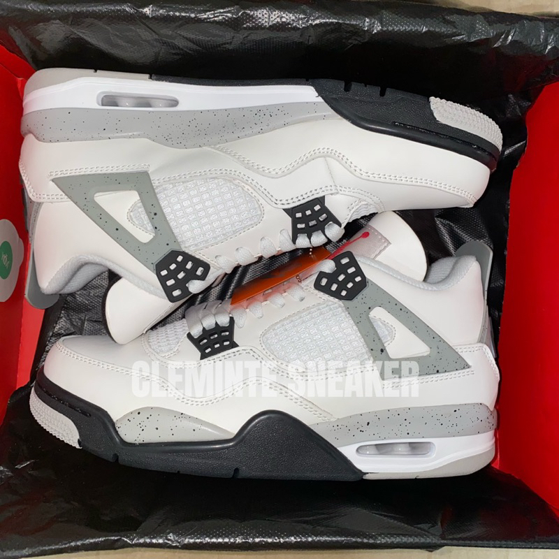 Giày Air Jordan 4 Retro White Cement