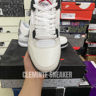 Giày Air Jordan 4 Retro White Cement