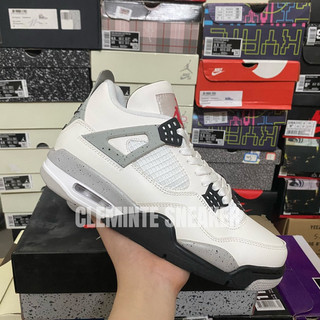 Giày Air Jordan 4 Retro White Cement