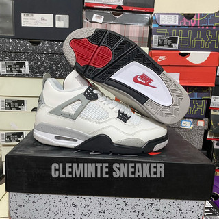 Giày Air Jordan 4 Retro White Cement