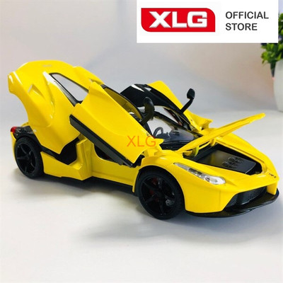 Mô hình xe ô tô Ferrari Laferrari 1:24 XLG bằng hợp kim có đèn âm thanh