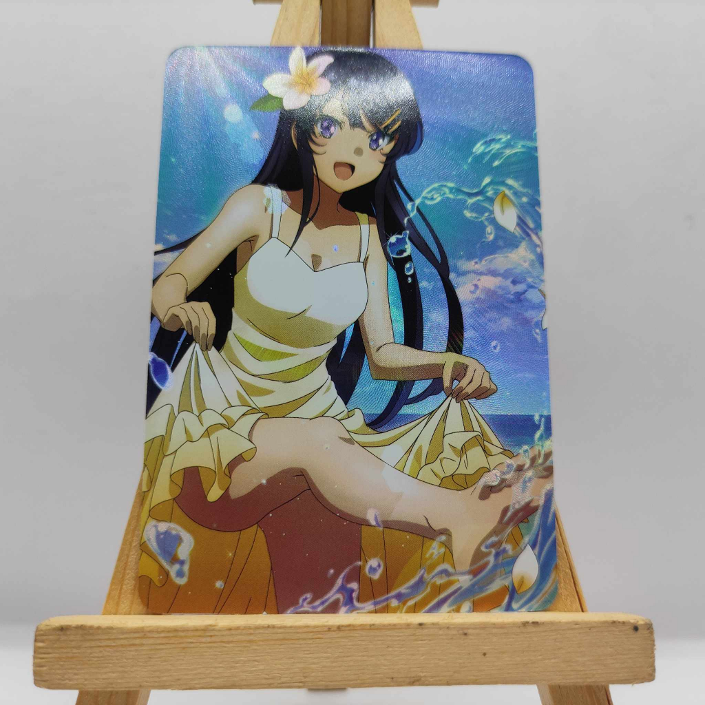 Thẻ Bo Góc Anime Hình Nhân Vật BUNNY GIRL SENPAI Chất Lượng Cao