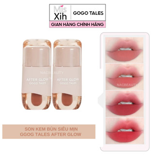 [Giá lấy lượt bán] Son kem bùn mịn như nhung Gogo Tales After Glow vỏ nude - GOGOTALES - Miss Xinh