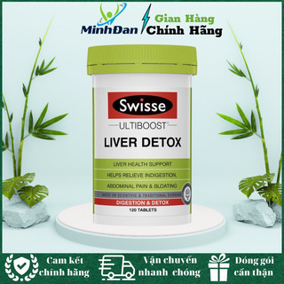 Viên uống hỗ trợ thải độc gan mát gan Úc - Swisse Ultiboost Liver Detox 120 viên