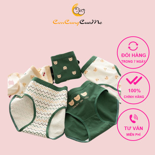 Xả set 3 quần lót bé gái size Đại 30-48kg [100% cotton] Quần chip cho bé gái Freesize- Đủ màu hồng, trắng xinh xắn