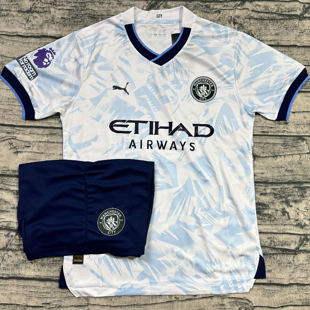 Áo Bóng Đá CLB Manchester City- Chuẩn Đủ Mẫu Thi Đấu - - Vải GAI THÁI Polyeste CAO CẤP