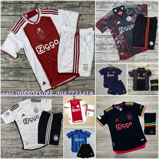 Áo bóng đá - áo đá banh -clb ajax amsterdam- sân nhà -chất polyester cao cấp