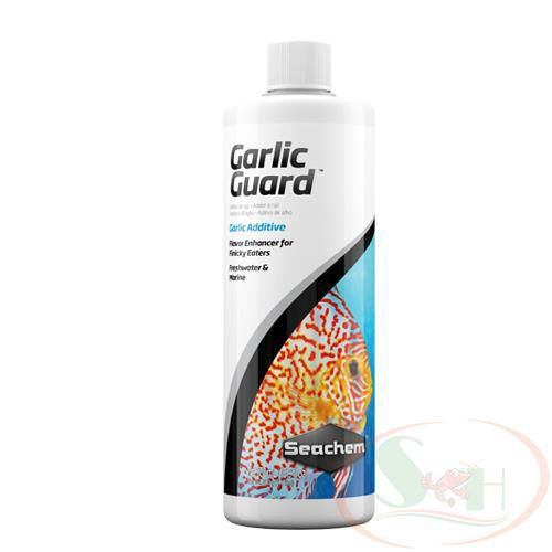 Hỗ trợ tiêu hóa Seachem Garlic Guard chai 500ml cải thiện biếng ăn cá thủy sinh nước biển