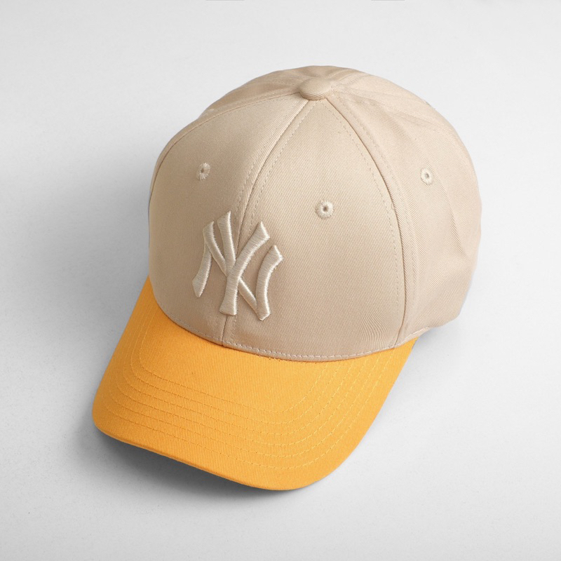 Mũ lưỡi trai Meowist Unisex MLB chất liệu vải Kaki logo NY ,nón lưỡi trai Hàn Quốc