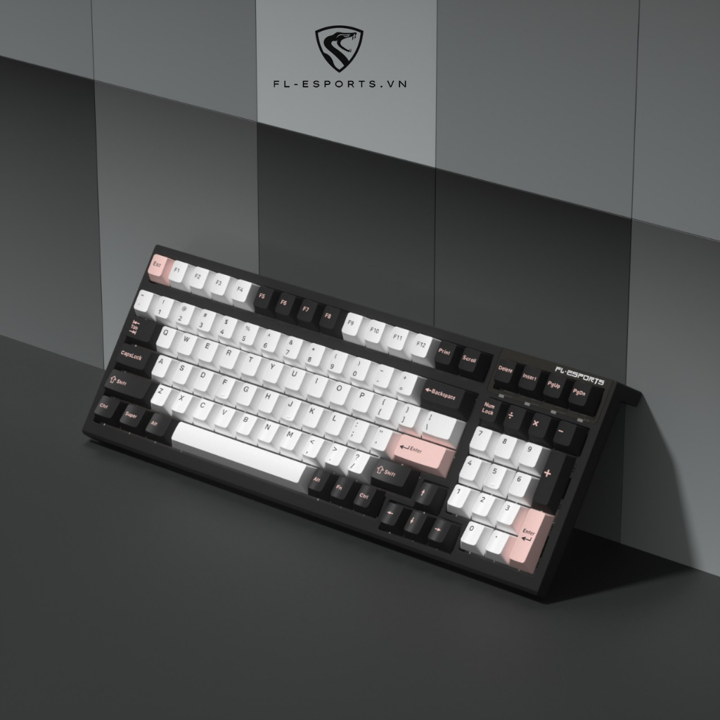 Bàn phím cơ không dây FL100 | 3 Modes | Led RGB | FL-Esport