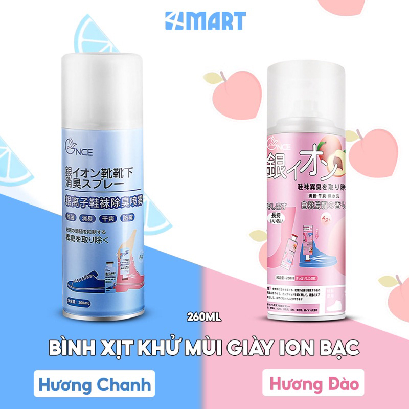 Chai xịt khử mùi hôi giày dép chống hôi chân Mai Lê Sport