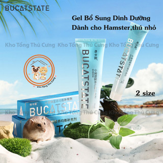  Gel Dinh Dưỡng Bucatstate dành cho chuột Hamster,Rat,Mini,campel,robo,bear,Sóc,giúp dưỡng lông,bổ sung vitamin,2 size 