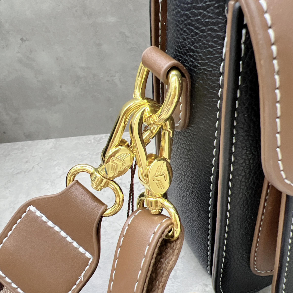 Túi xách nữ cầm tay, đeo chéo Bailinniao A14 Đen size 22