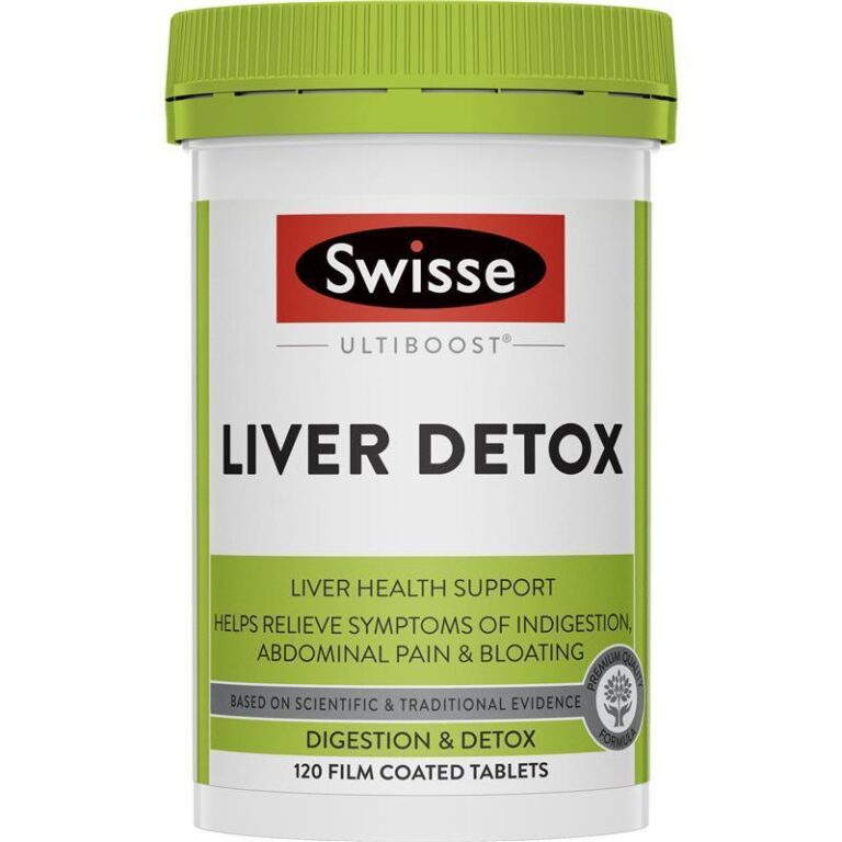 Viên Uống Hỗ Trợ Thải Độc Gan Swisse Liver Detox Healthy Care Extaste 120/200 Viên