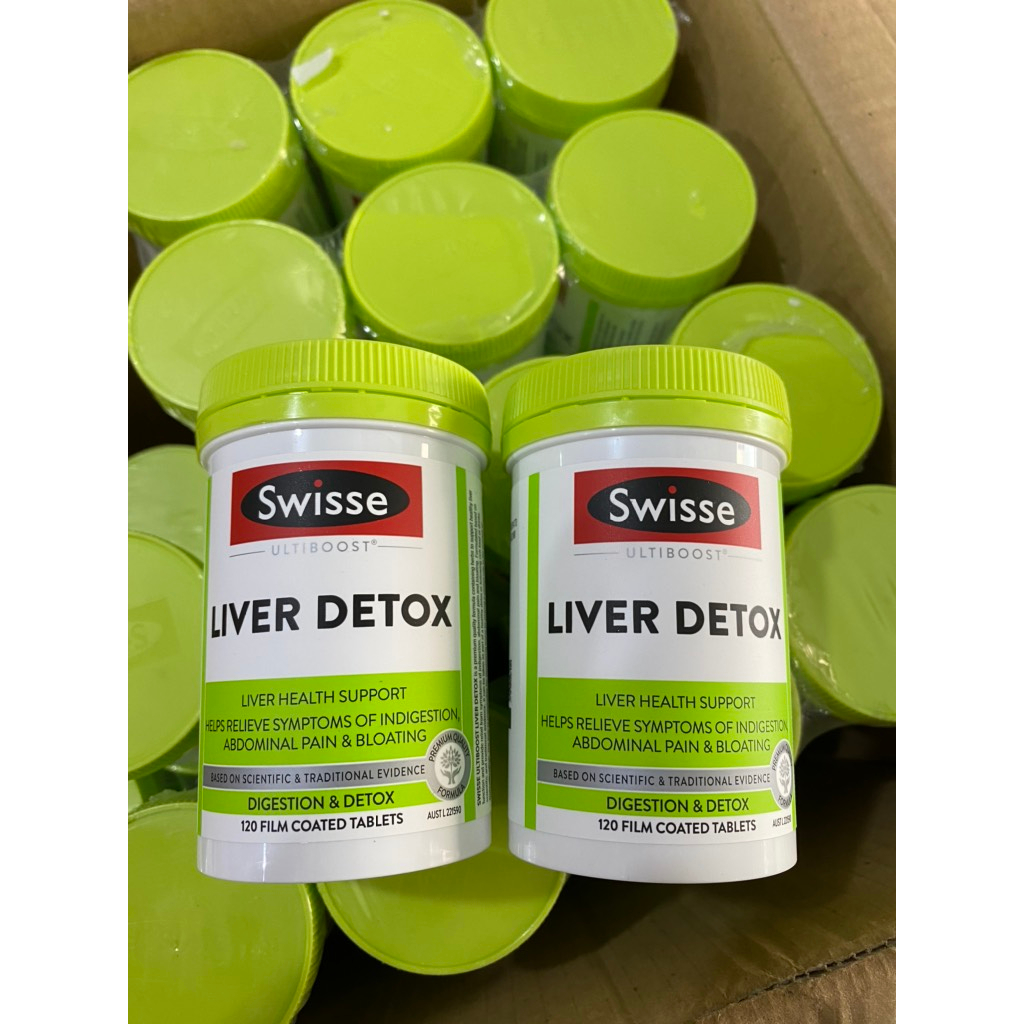 Viên Uống Hỗ Trợ Thải Độc Gan Swisse Liver Detox Healthy Care Extaste 120/200 Viên