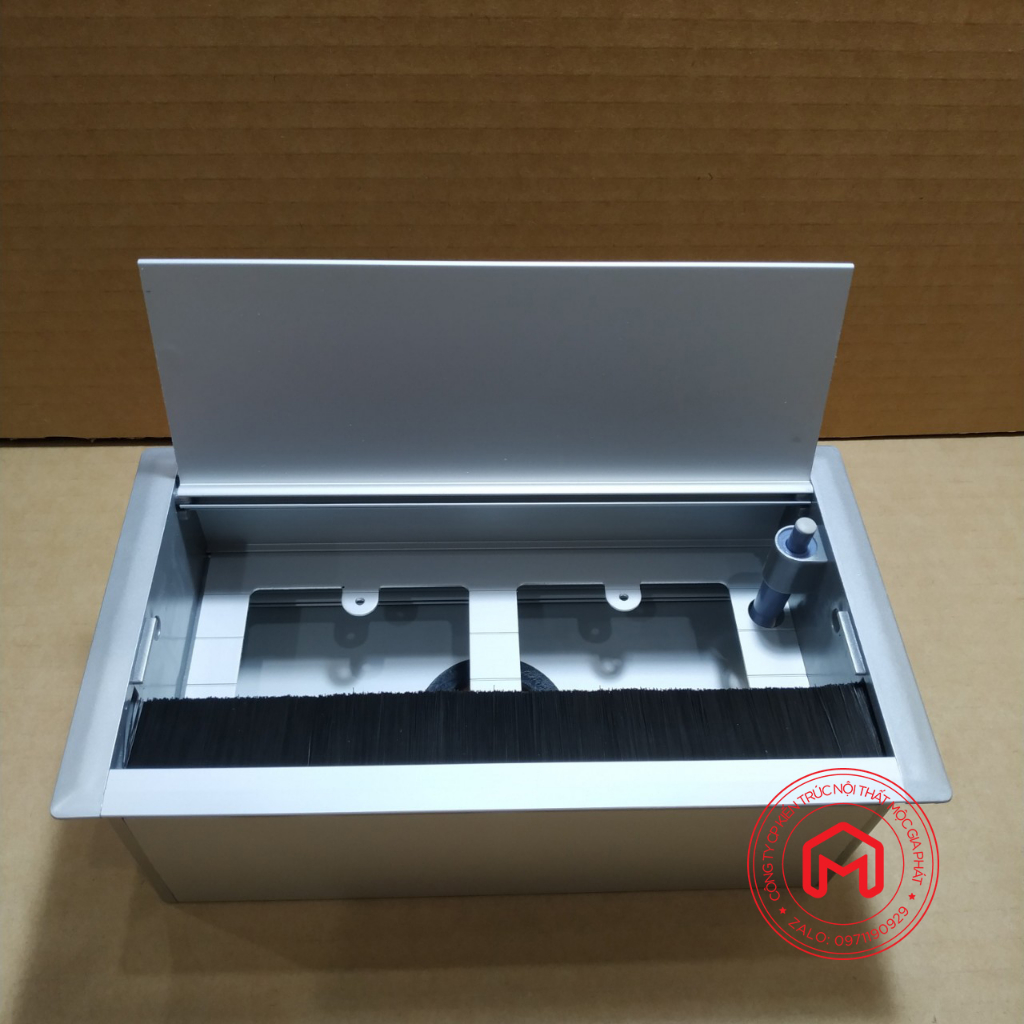 Hộp điện âm bàn văn phòng P1-2- KT 220x120x80mm - Nội thất MGP