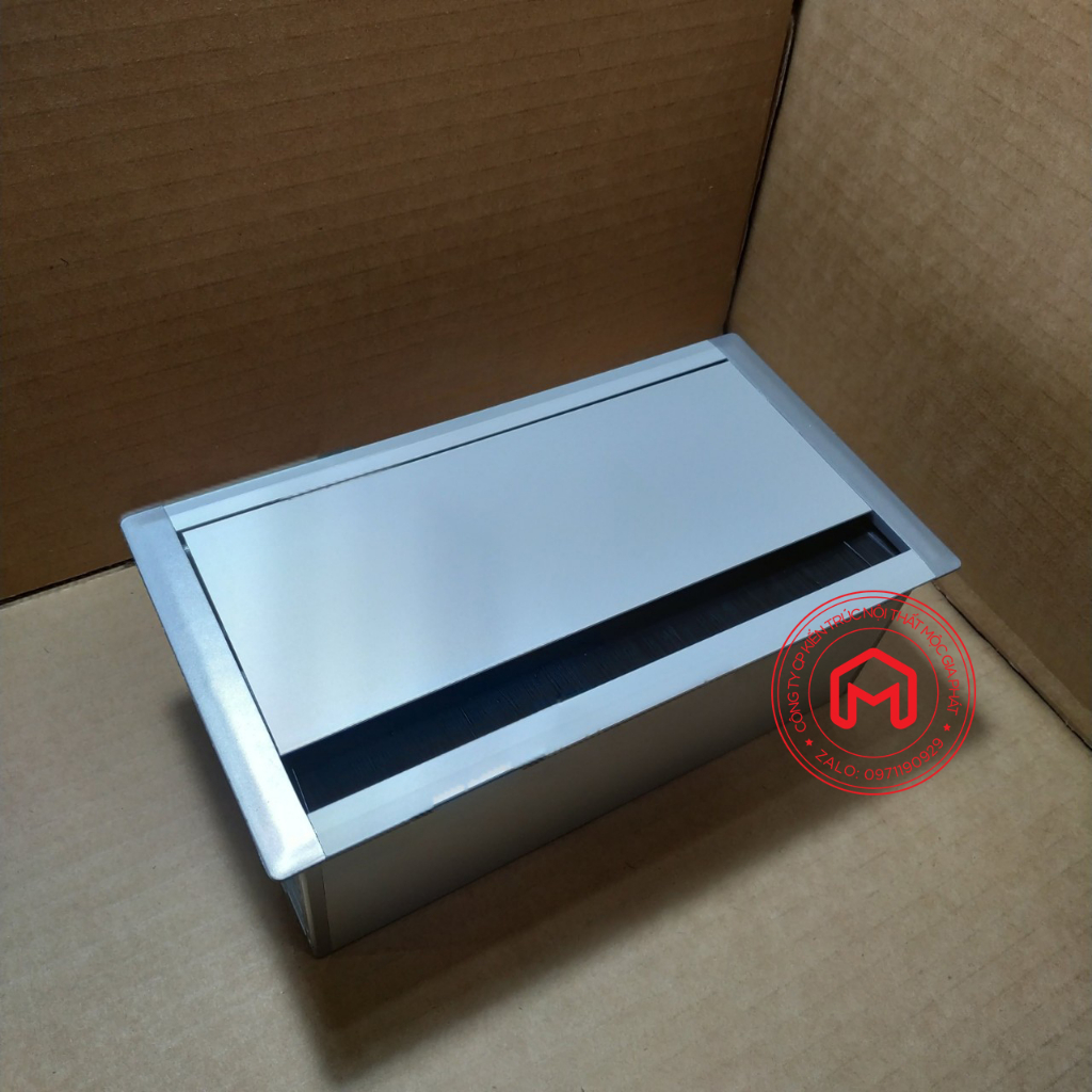 Hộp điện âm bàn văn phòng P1-2- KT 220x120x80mm - Nội thất MGP