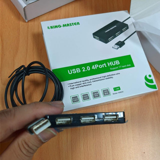 [Mã ELHA9 giảm 15% đơn 50K] Hub chia 4 cổng USB 2.0 kingmaster KM004