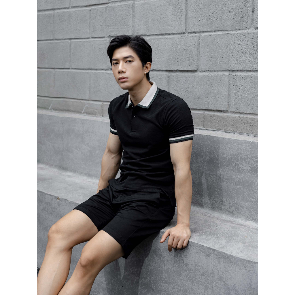 Áo Polo Nam Color Collar Cuffs, Chất Vải Cá Xấu TC 2 Chiều Thoải Mái, PL0066, SOMEHOW