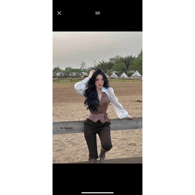 ÁO TAY DÀI ASHLEY SIZE S