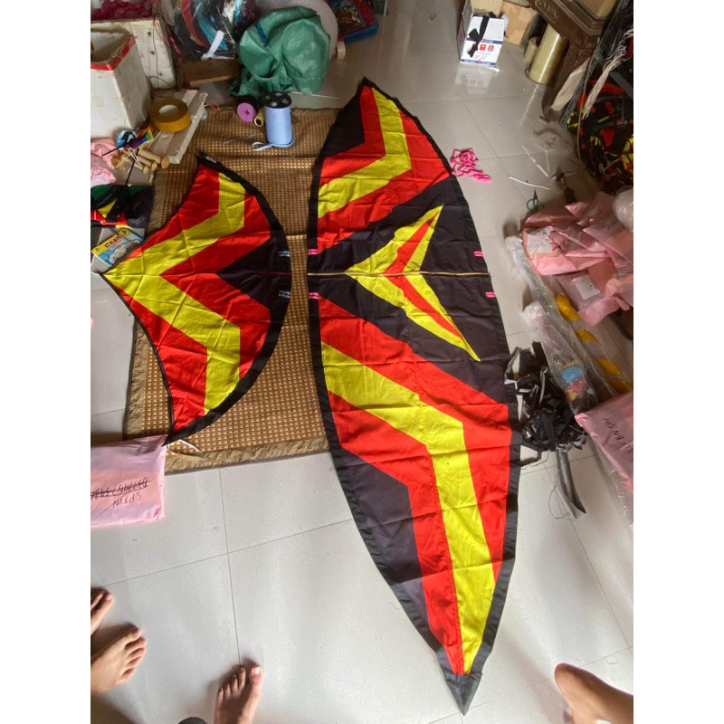 Áo diều vinphat vào khung 3m