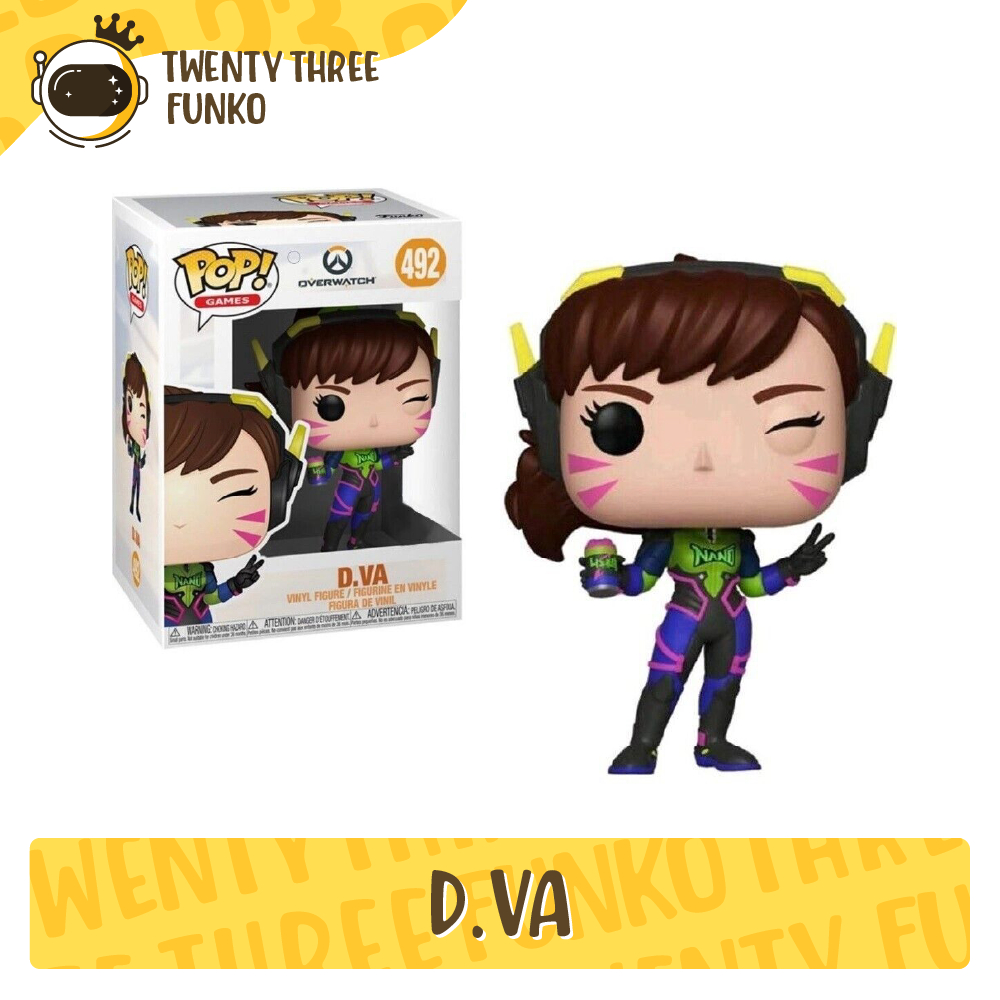 Mô hình đồ chơi Funko Pop • D.VA 492 • Overwatch