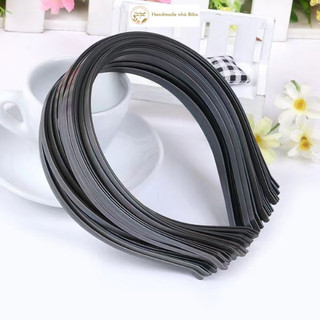 5mm Xương bờm/ phôi bờm inox không rỉ màu đen, cài tóc băng đô, nguyên liệu làm phụ kiện tóc DIY handmade