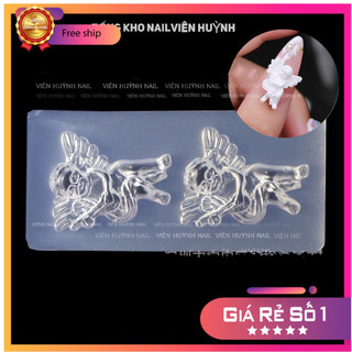 Khuôn nail silicon hình thiên thần