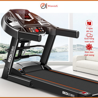 Máy chạy bộ đa năng tại nhà Máy chạy bộ điện đa chức năng máy tập chạy bộ trong nhà bản Full, khung thép sơn tĩnh điện.