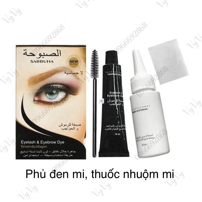 Phủ đen mi, nhuộm mi