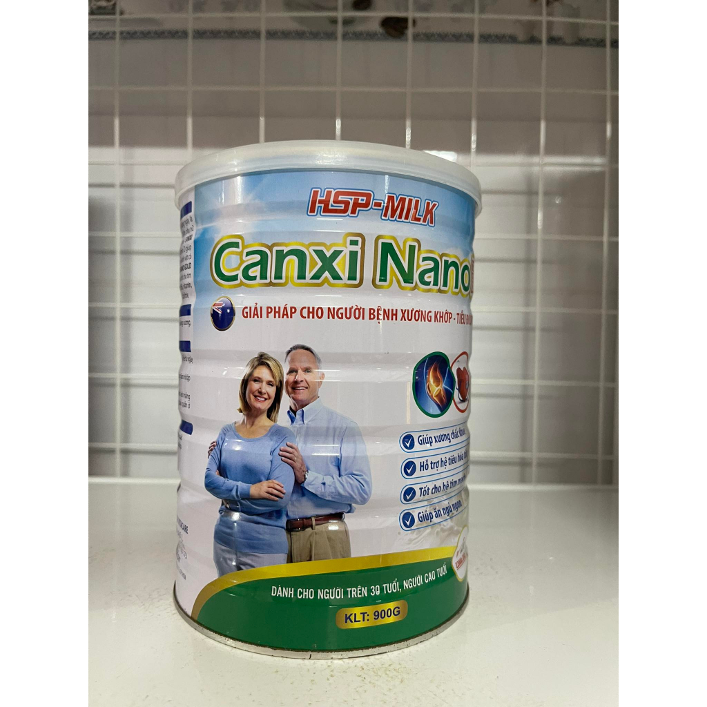 Sữa Bột Canxi Nano GOLD Lon 900g Date Mới