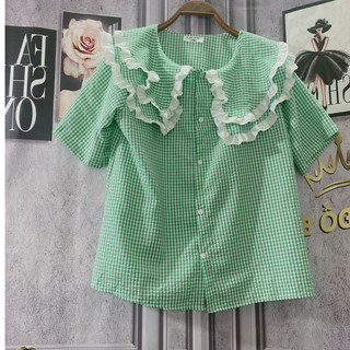Áo Kẻ 2 Cổ Mặc Bầu Và Sau Sinh