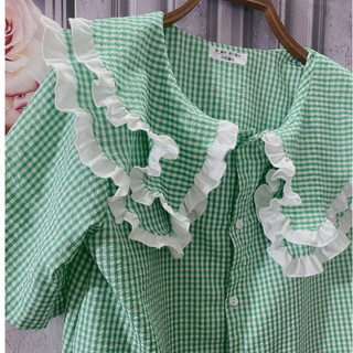 Áo Kẻ 2 Cổ Mặc Bầu Và Sau Sinh