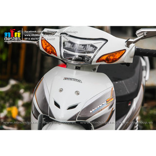 Tem Wave S - mẫu N01 (Trắng)