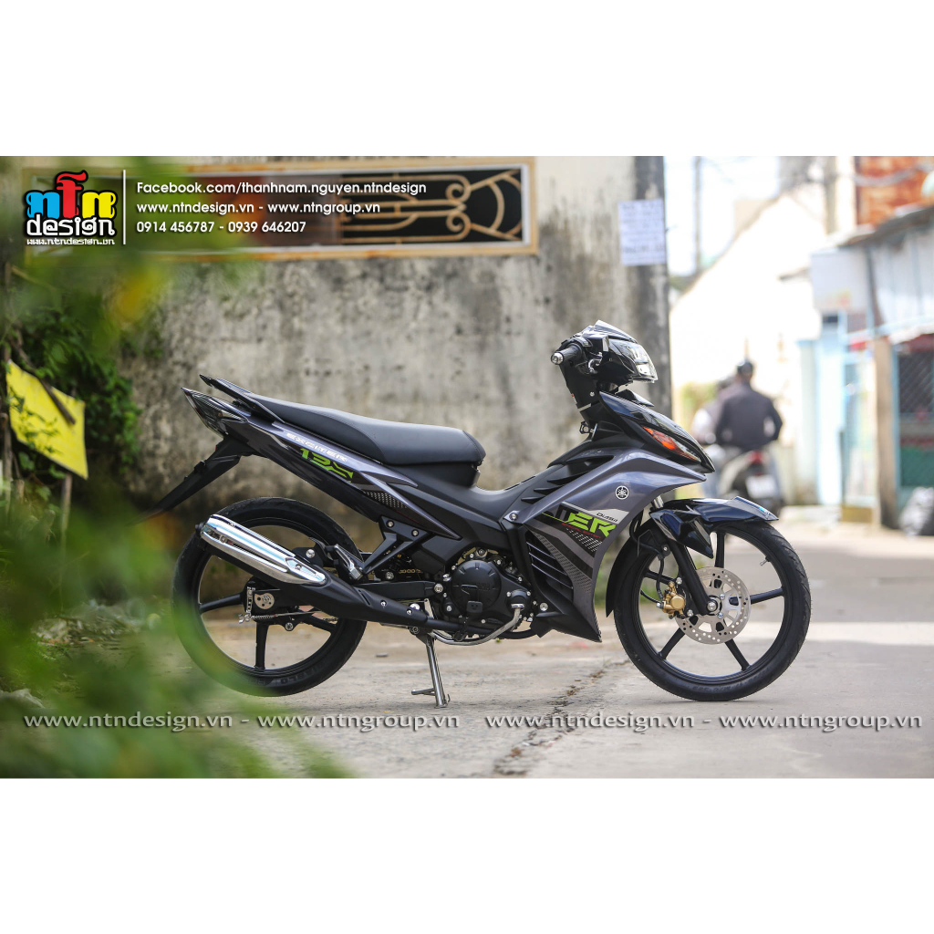 Tem Exciter 2011 - mẫu N02 (Xám)
