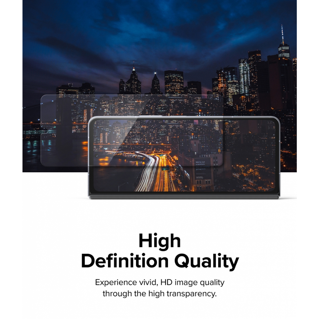 Dán Cường Lực Ringke màn hình ngoài Galaxy Z Fold 5 / Z Fold 4 / 3 - Bộ tấm dán màn hình trước