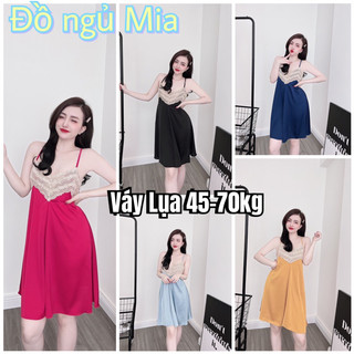 Váy ngủ mặc nhà bigsize - Váy sexy lụa Latin cao cấp