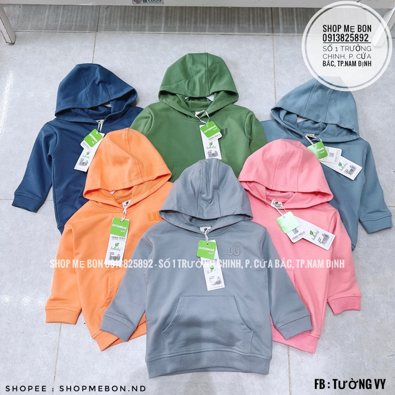 Áo hoodie Lullaby nỉ da cá cho bé trai bé gái